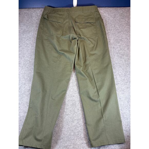 Vintage US Army OG- 507 Trouser Pants Mens 42x33 Green Utility Field Military - Picture 2 of 10
